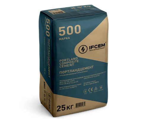 Цемент Івано-Франківськ СЕМ ІІ/В-М (V-LL) 42,5 R 25кг